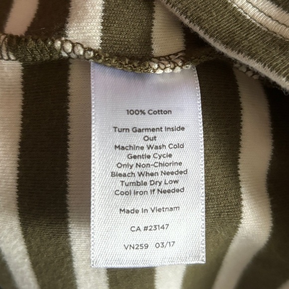 Talbots Striped Cotton Dress - Picture 6 of 6